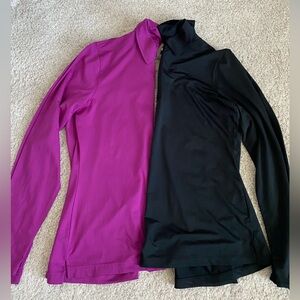 Bundle Set of 2 Maggie Lane Size Small Quarter-Zip Top Sweaters